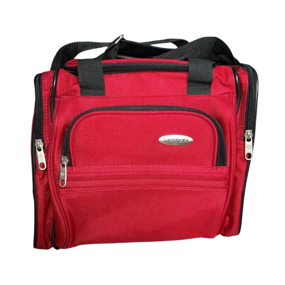 Samsonite Red Travel Business Carry On Overnight Bag Resort Getaway Luggage